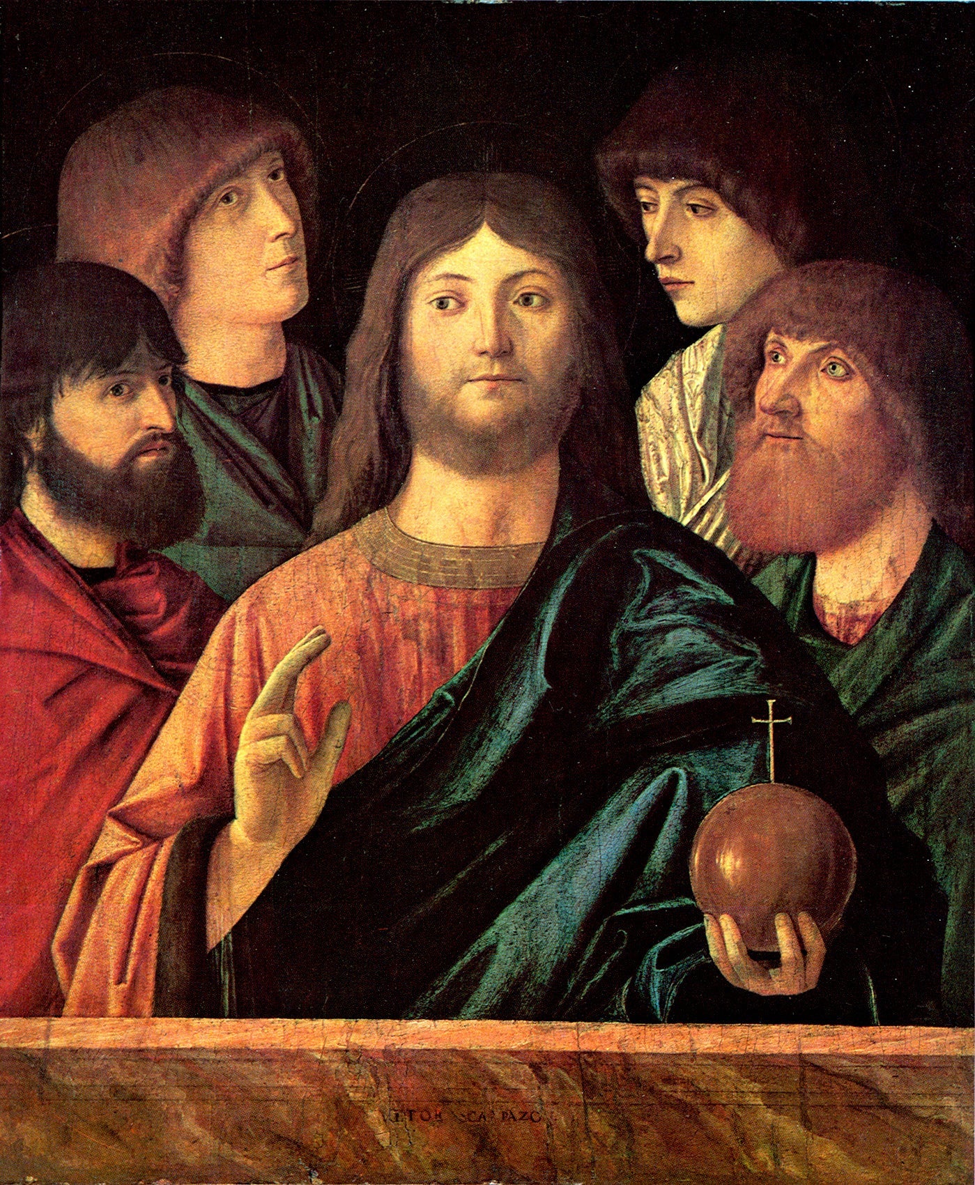 Salvator Mundi avec les apôtres - Vittore Carpaccio - Alpha Reproduction