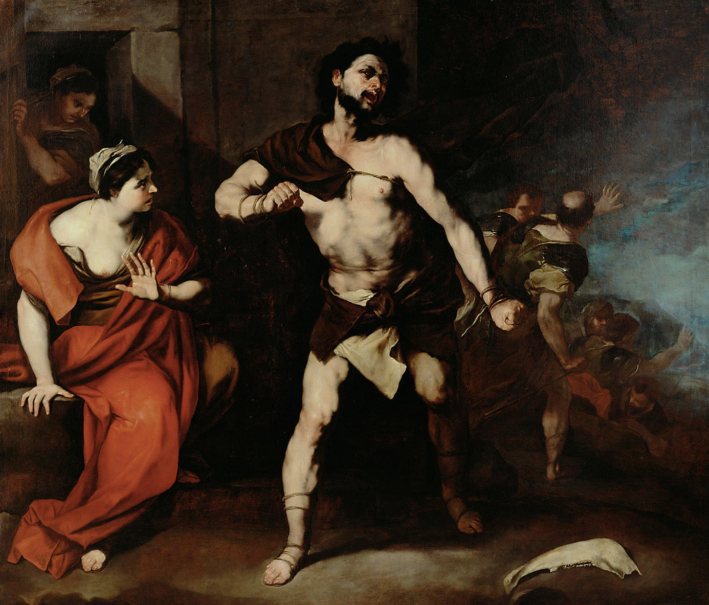 Samson brise ses chaînes - Luca Giordano