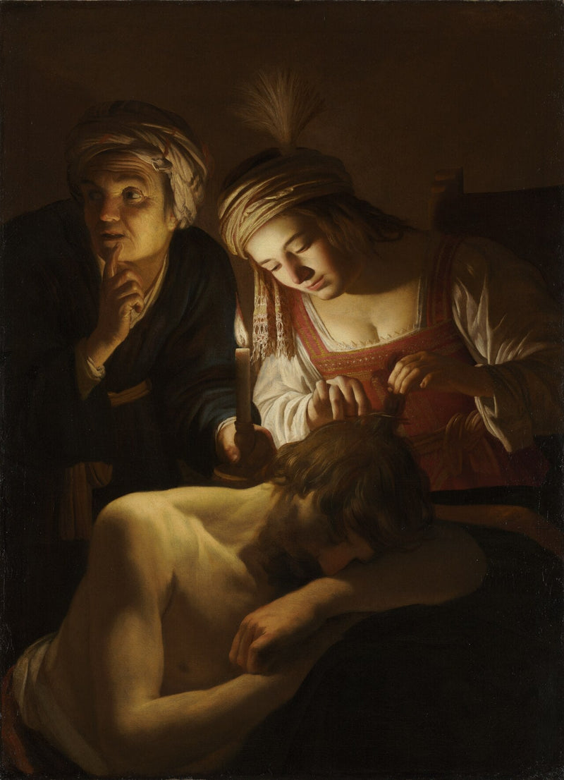 Samson et Dalila - Gerrit van Honthorst