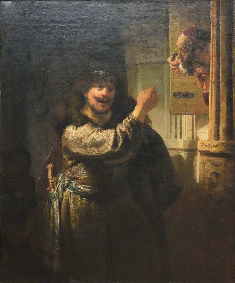 Samson menace son beau-père – Rembrandt