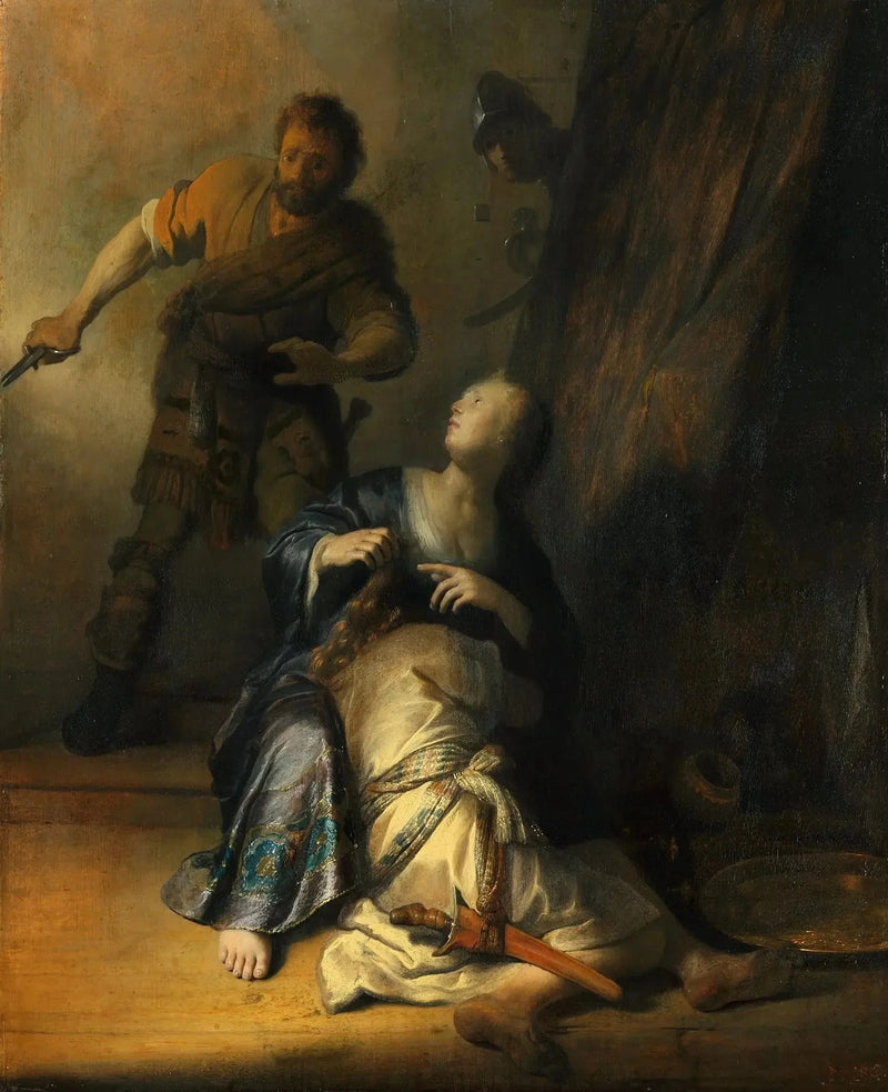 Samson trahi par Dalila – Rembrandt, 1628