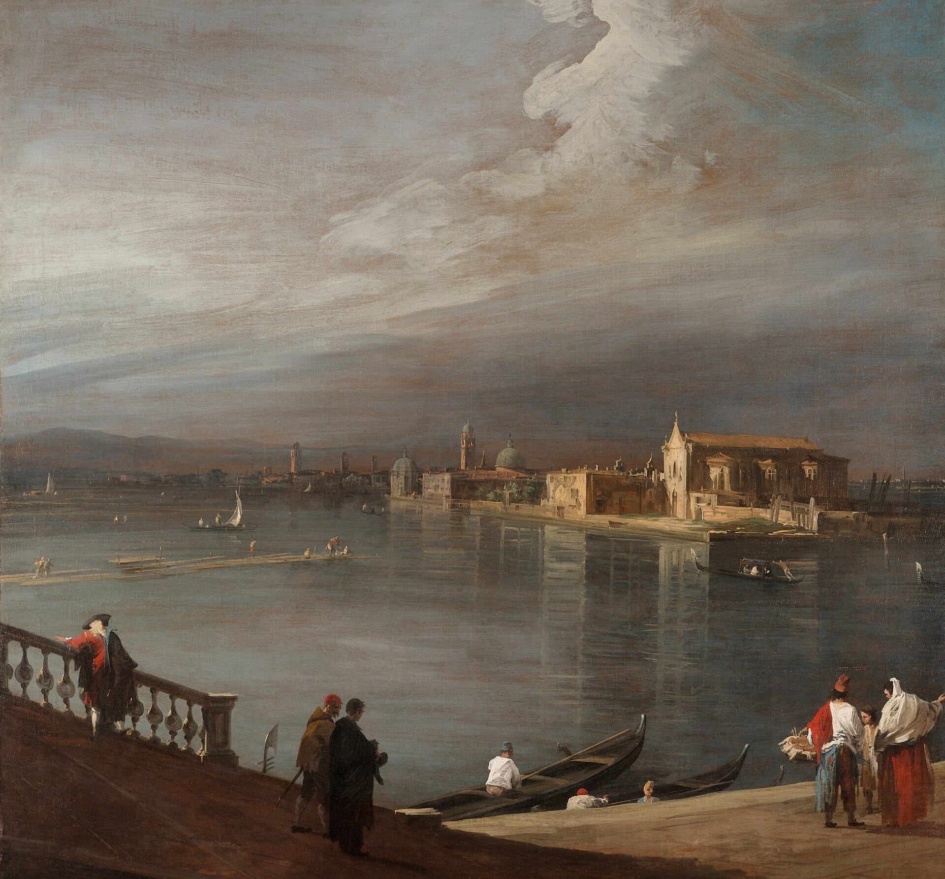 San Cristoforo, San Michele et Murano depuis les Fondamenta Nuove, Venise - Canaletto