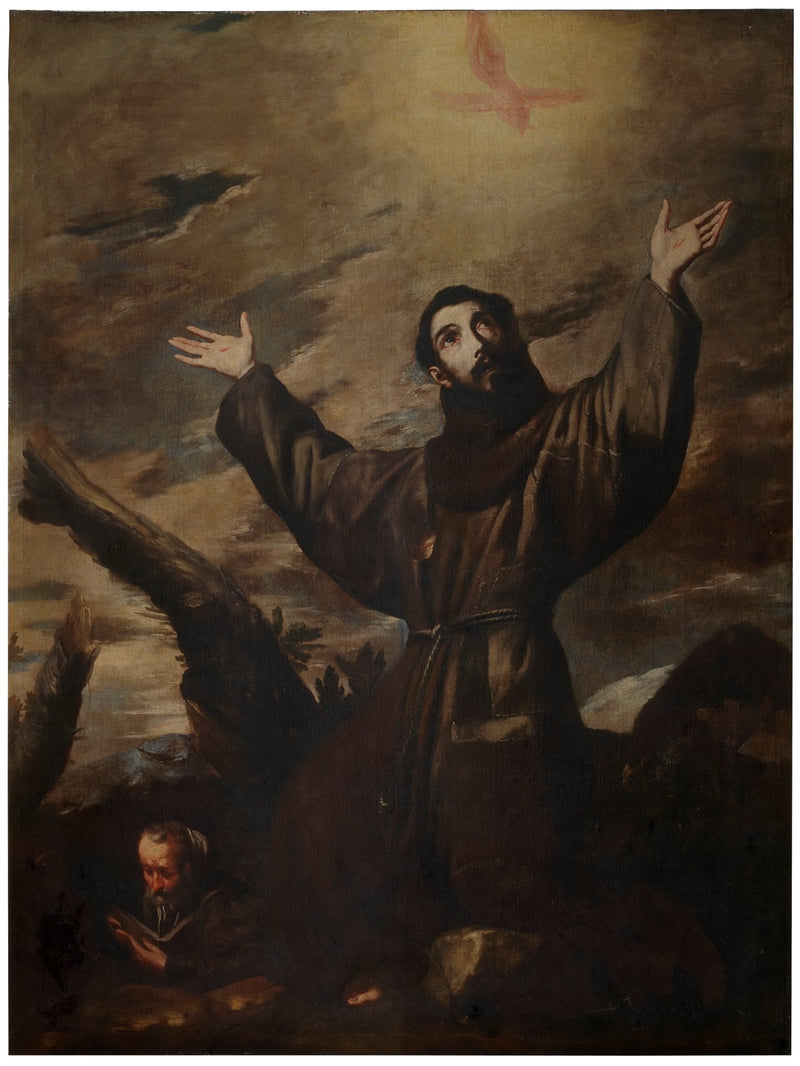 San Francisco recibe los estigmas - Jusepe de Ribera