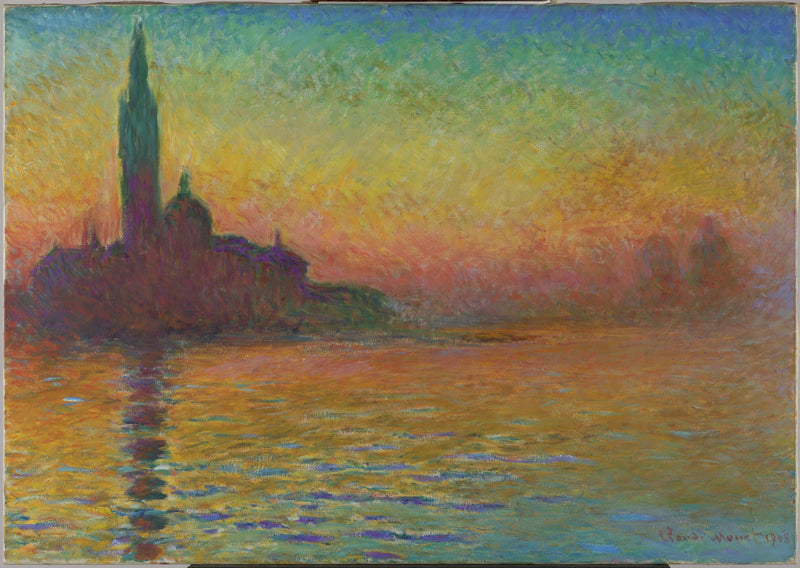 San Giorgio Maggiore au crépuscule W1768 – Claude Monet