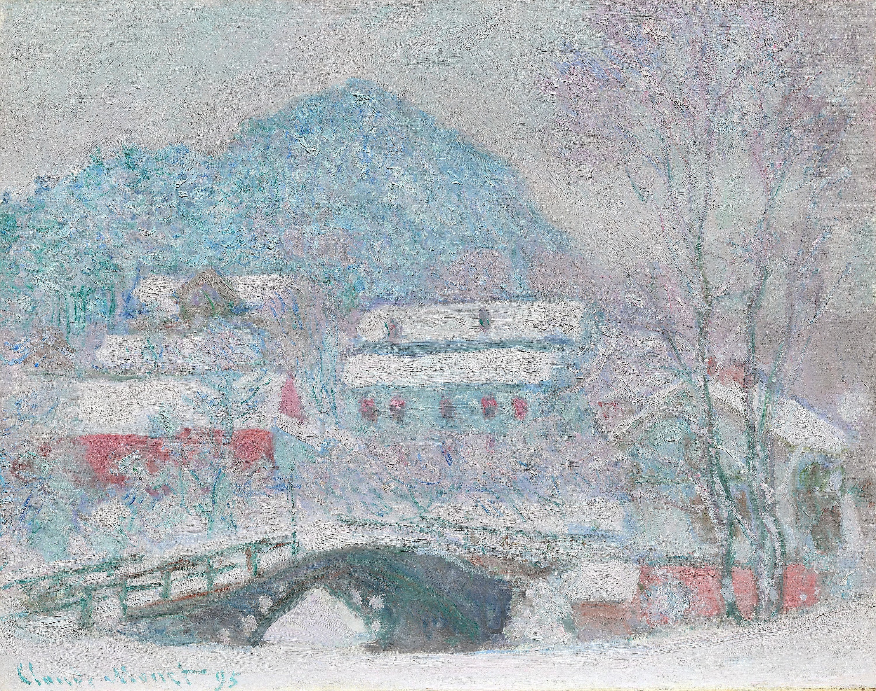 Reproduction du tableau « Sandvika, Norvège - Claude Monet » par Alpha Reproduction en peinture à l’huile