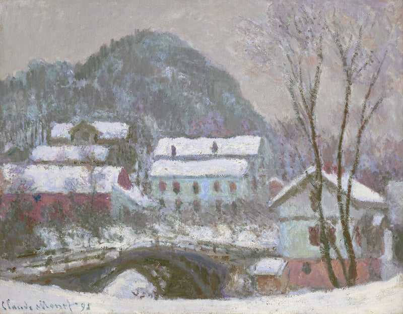 Sandviken, Norvège, effet de neige W1398 – Claude Monet