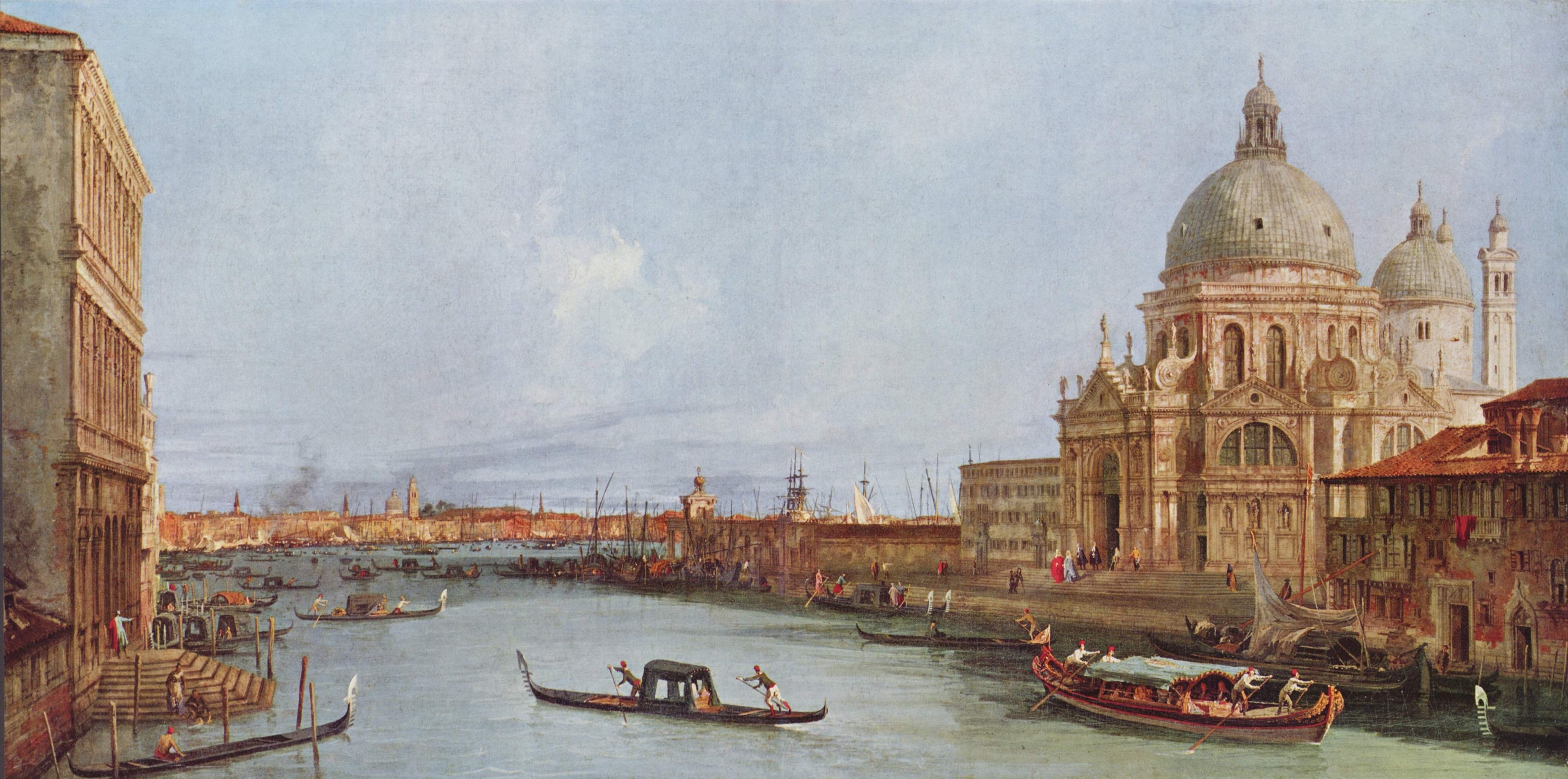 Santa Maria della Salute, Venise du Grand Canal - Canaletto