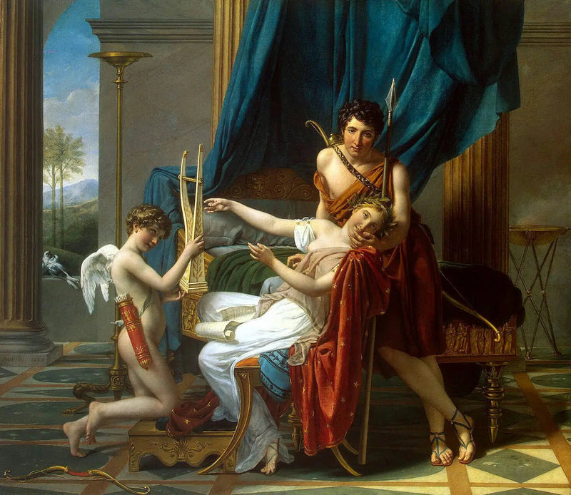 Sapho, Phaon et l'Amour - Jacques-Louis David