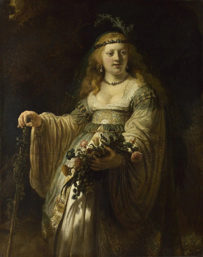 Saskia en Flore - Rembrandt