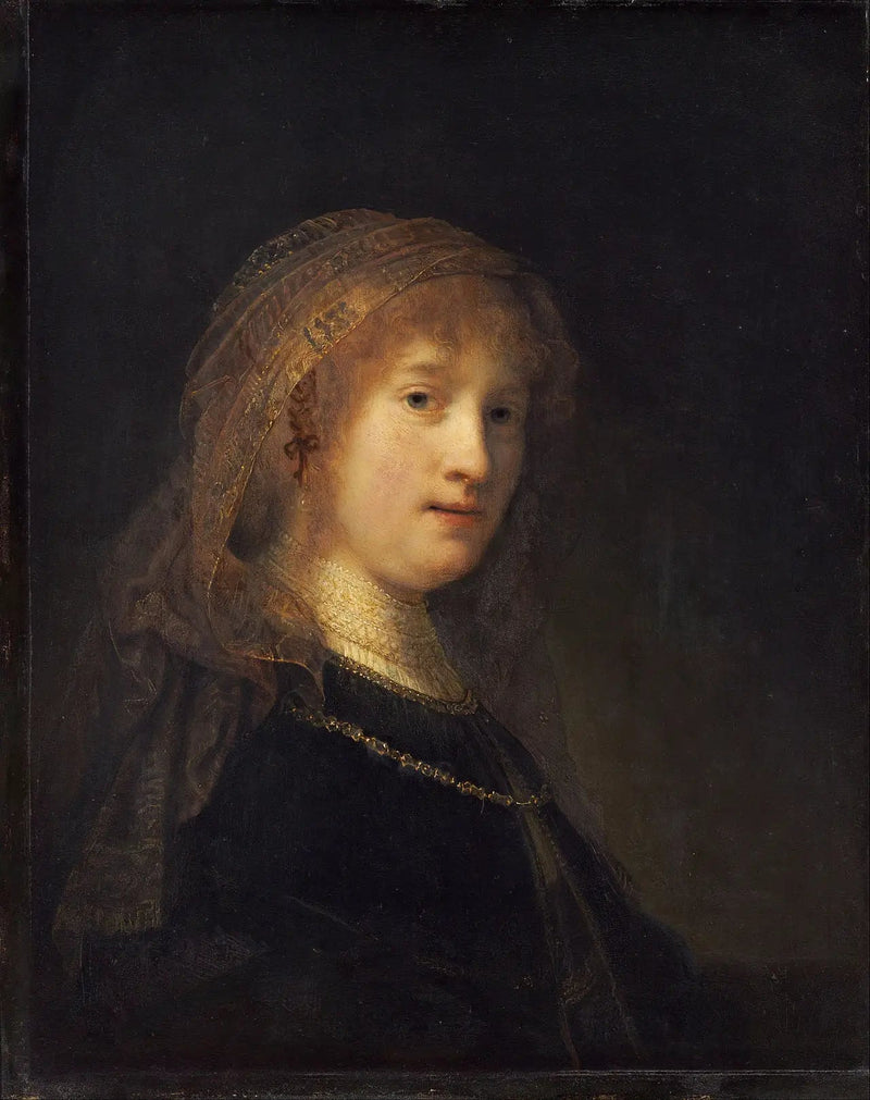Saskia van Uylenburgh, l'épouse de l'artiste - Rembrandt