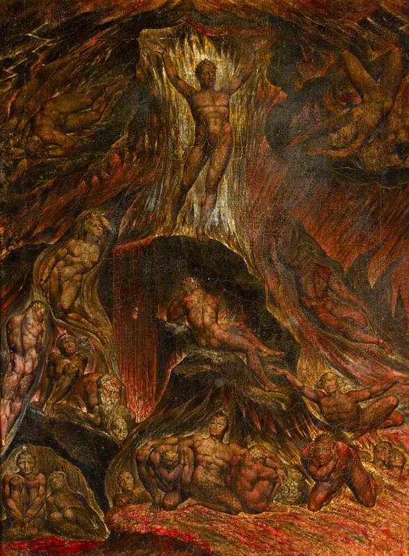 Satan appelant ses légions (extrait du « Paradis perdu » de John Milton) - William Blake