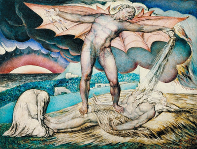 Satan châtie Job avec des furoncles douloureux - William Blake - Alpha Reproduction