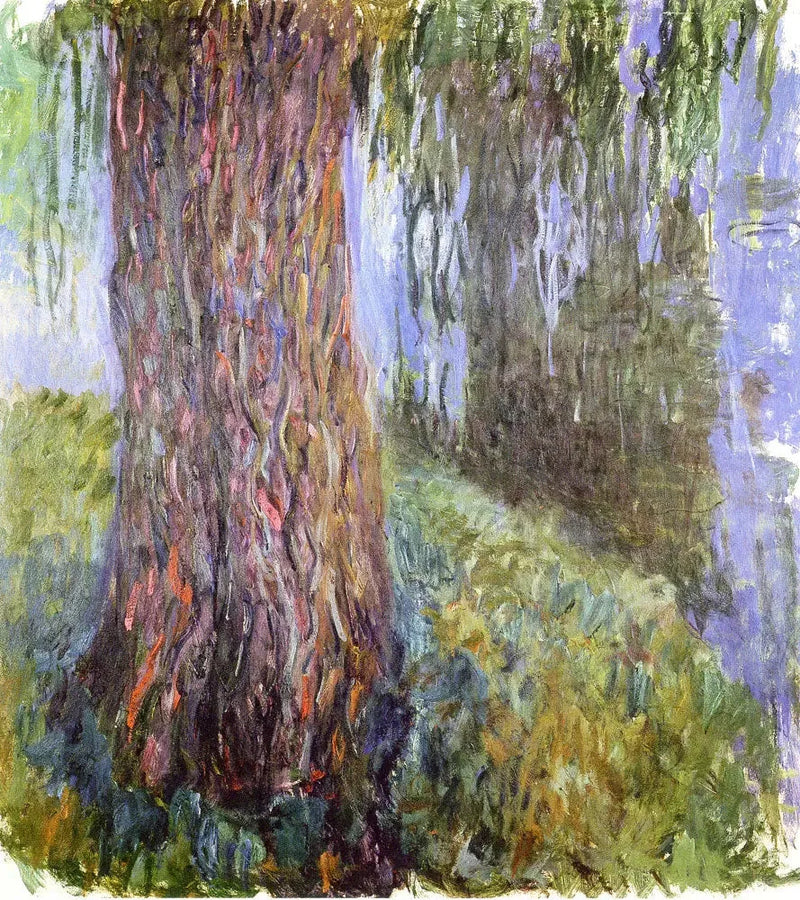 Saule pleureur et bassin aux nymphéas - Claude Monet