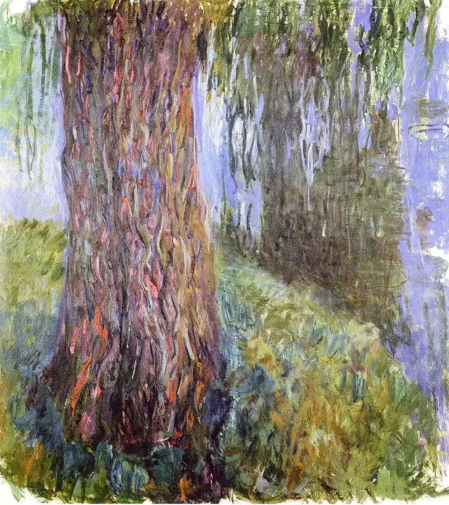 Saule pleureur et bassin aux nymphéas - Claude Monet