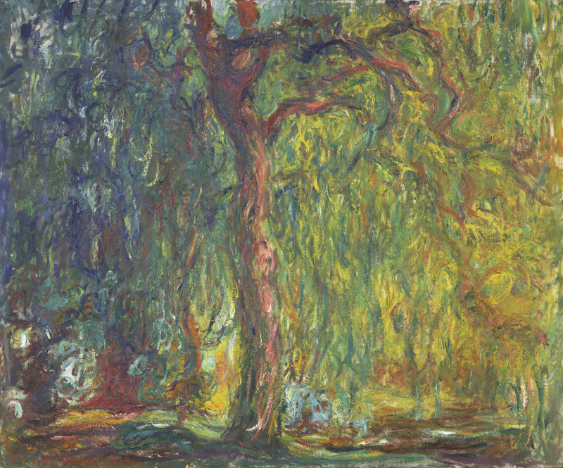 Saule pleureur, Kimbell W1876 – Claude Monet