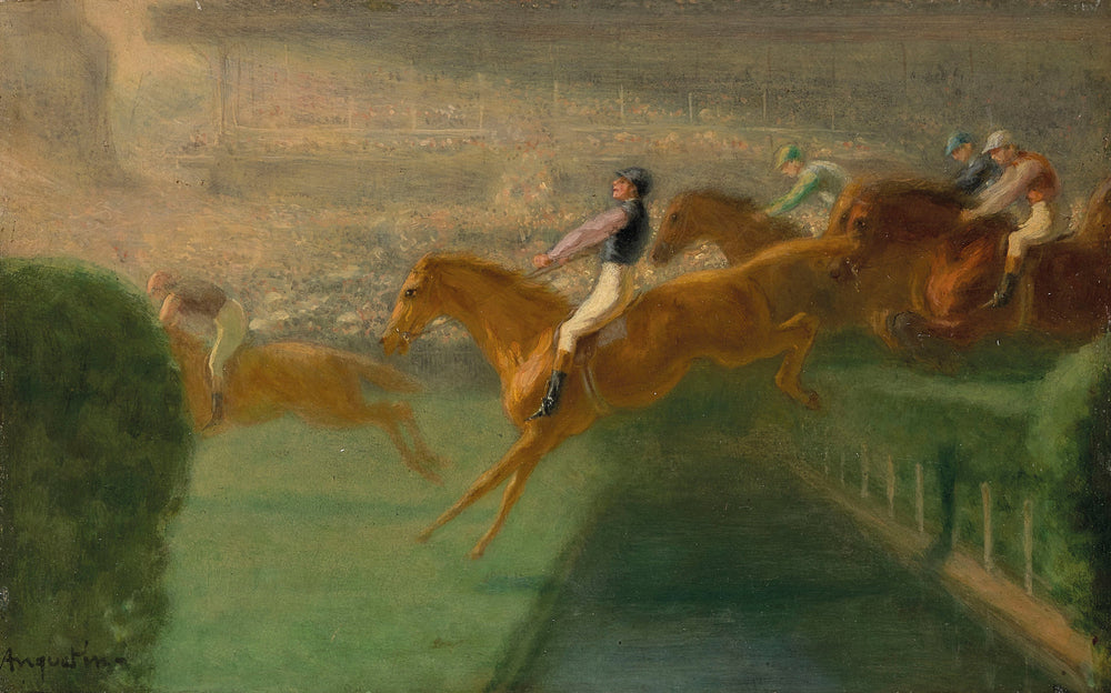 Saut d'obstacle - Louis Anquetin image 1 reproduction d’œuvre d’art à l’huile