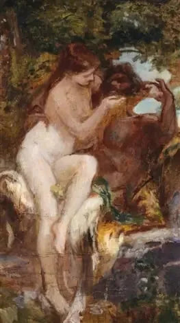 Scène amoureuse - Franz von Stuck