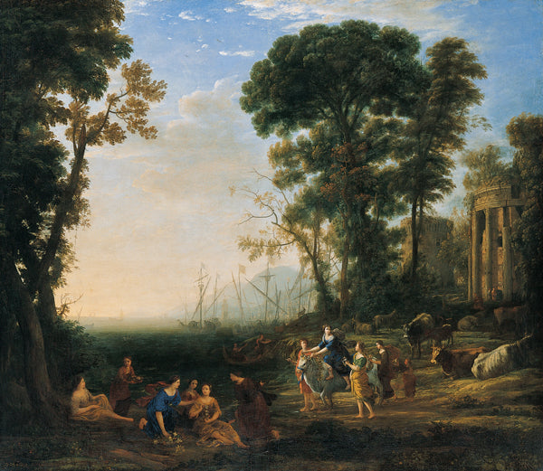Scène côtière avec Europe et le taureau - Claude Lorrain