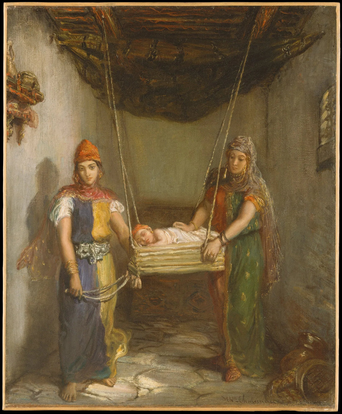 Scène dans le quartier juif de Constantine - Théodore Chassériau