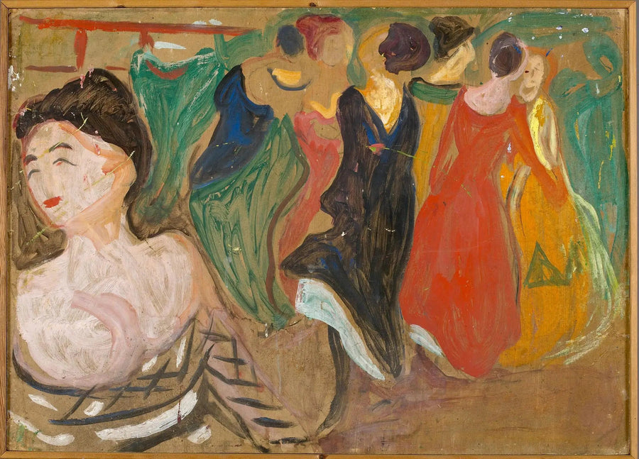 Scène de bordel - Edvard Munch