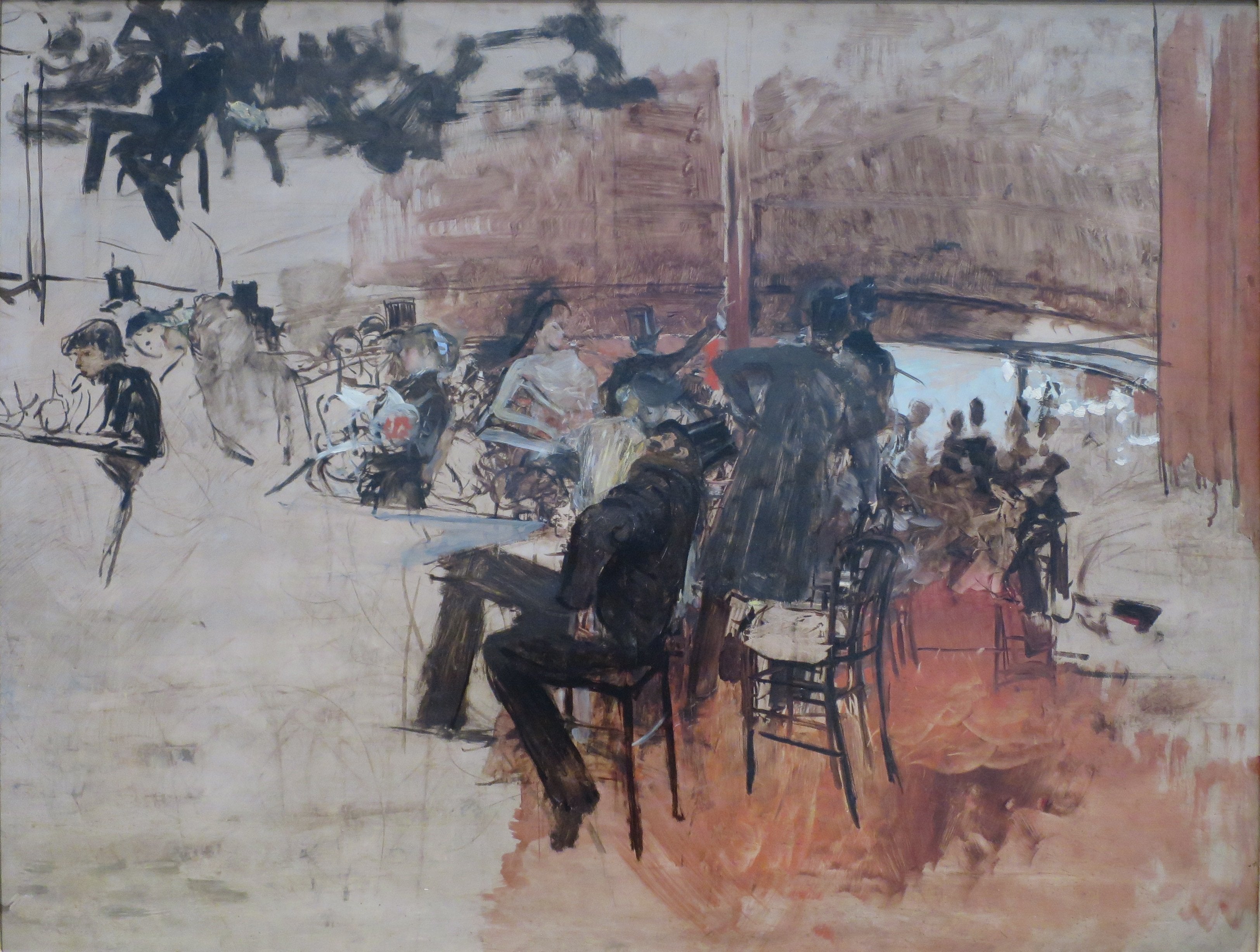 Scène de café - Giovanni Boldini