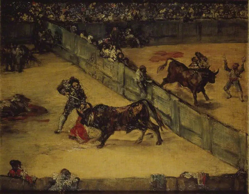 Scène de corrida : División de place - Francisco de Goya