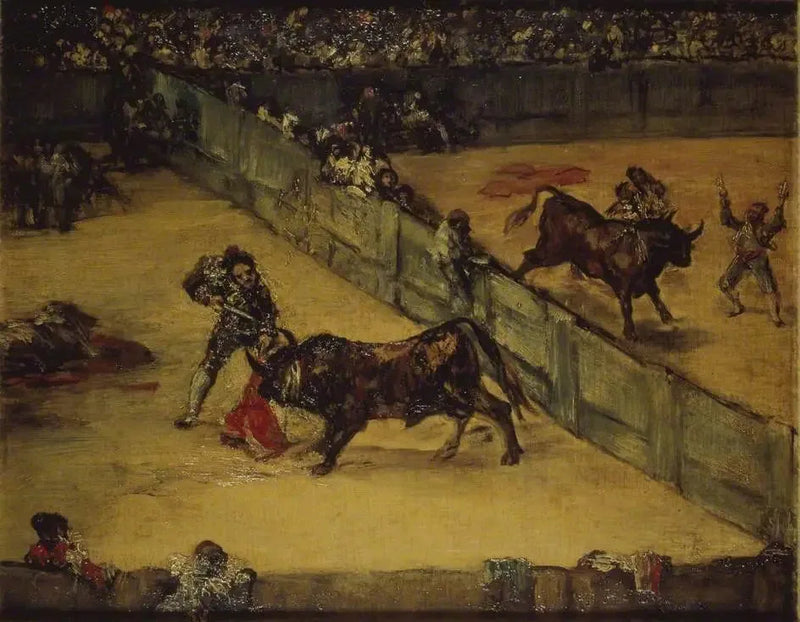 Scène de corrida : División de place - Francisco de Goya