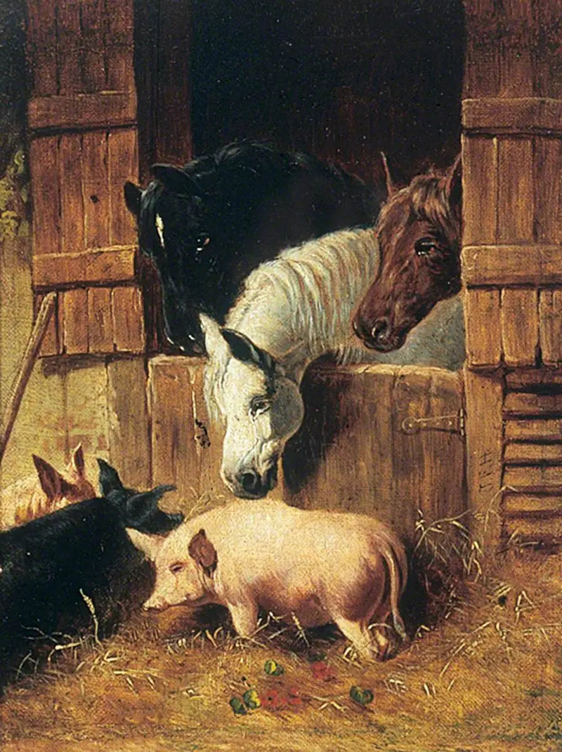 Scène de ferme - John Frederick Herring, Sr.