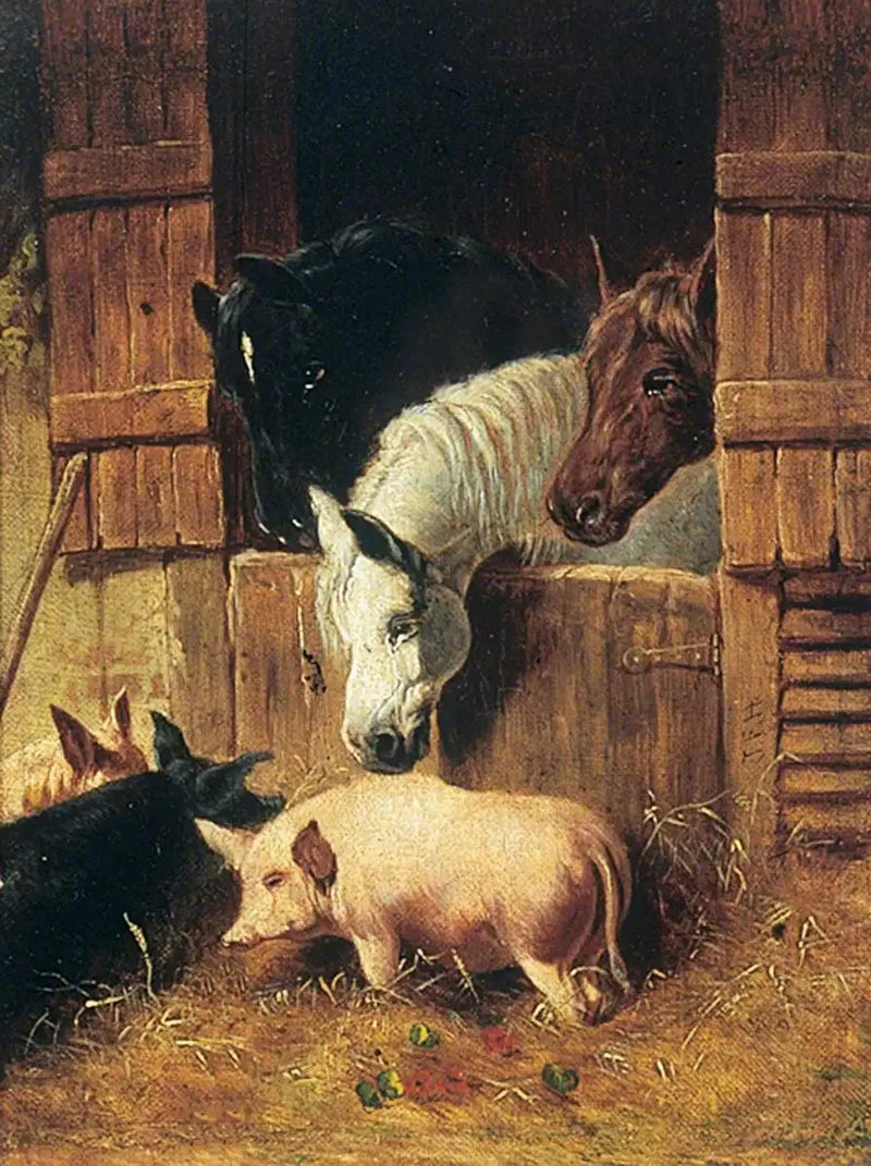 Scène de ferme - John Frederick Herring, Sr.