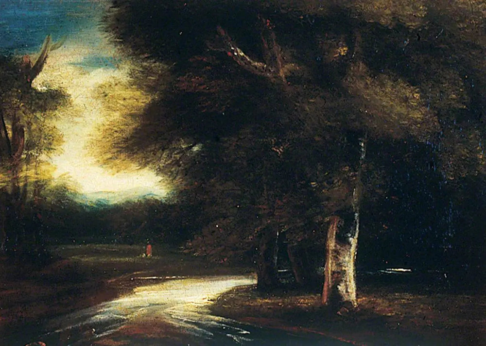 Scène de forêt et de rivière - Joshua Reynolds - Alpha Reproduction