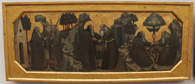 scène de la vie de Paul de Thèbes et Antony Abate - Bartolo di Fredi