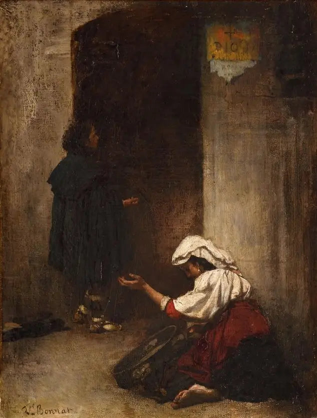 Scène de mendicité - Léon Bonnat