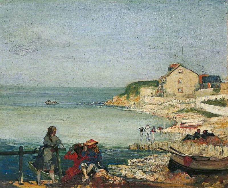 Scène de plage, Swanage, Dorset - Charles Conder