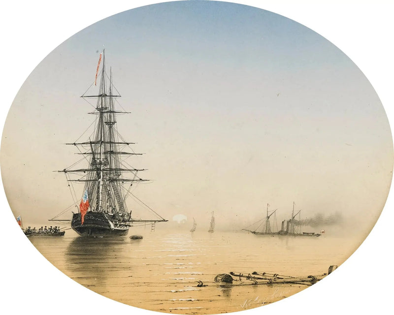 Scène de port - Ivan Aïvazovski