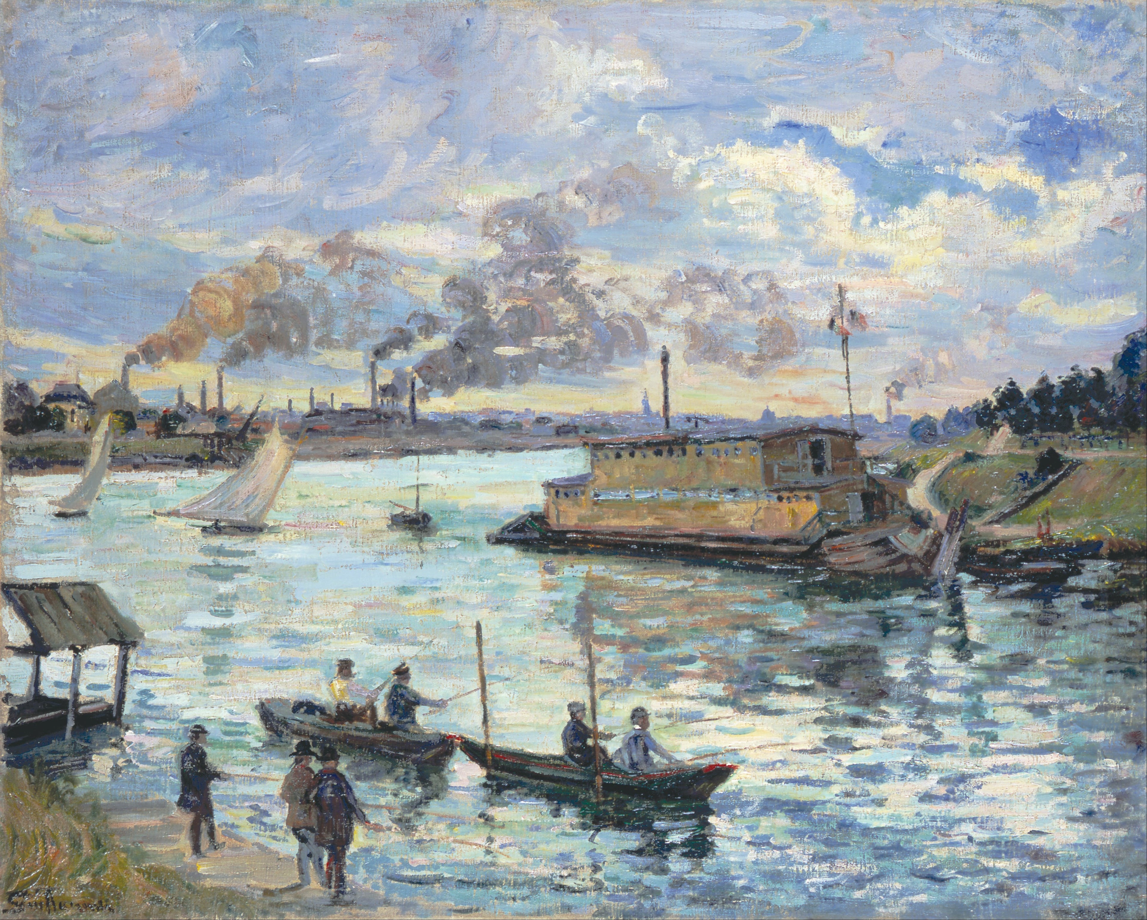 Scène de rivière - Armand Guillaumin