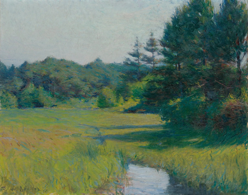 Scène de rivière - Frank Weston Benson