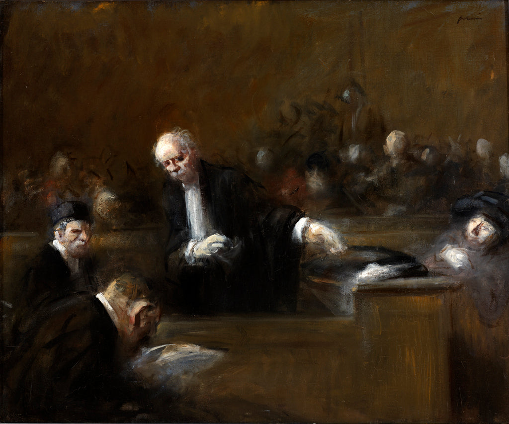 Scène de salle d'audience - Jean-Louis Forain