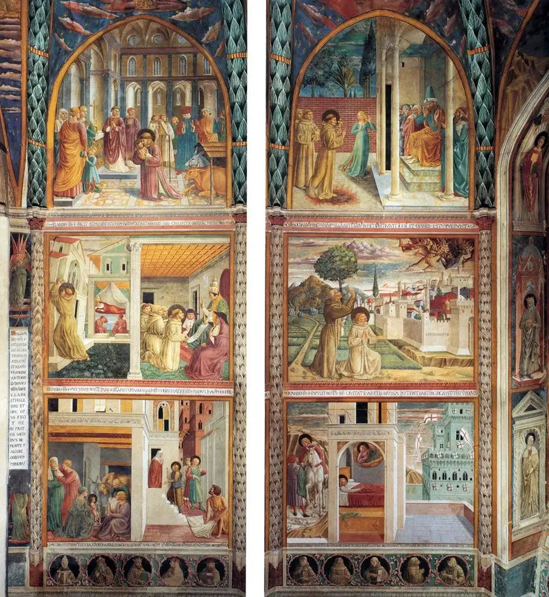 Scènes de la vie de saint François - Benozzo Gozzoli