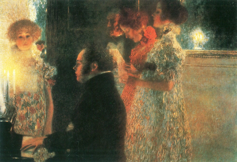 Schubert au piano II - Gustav Klimt