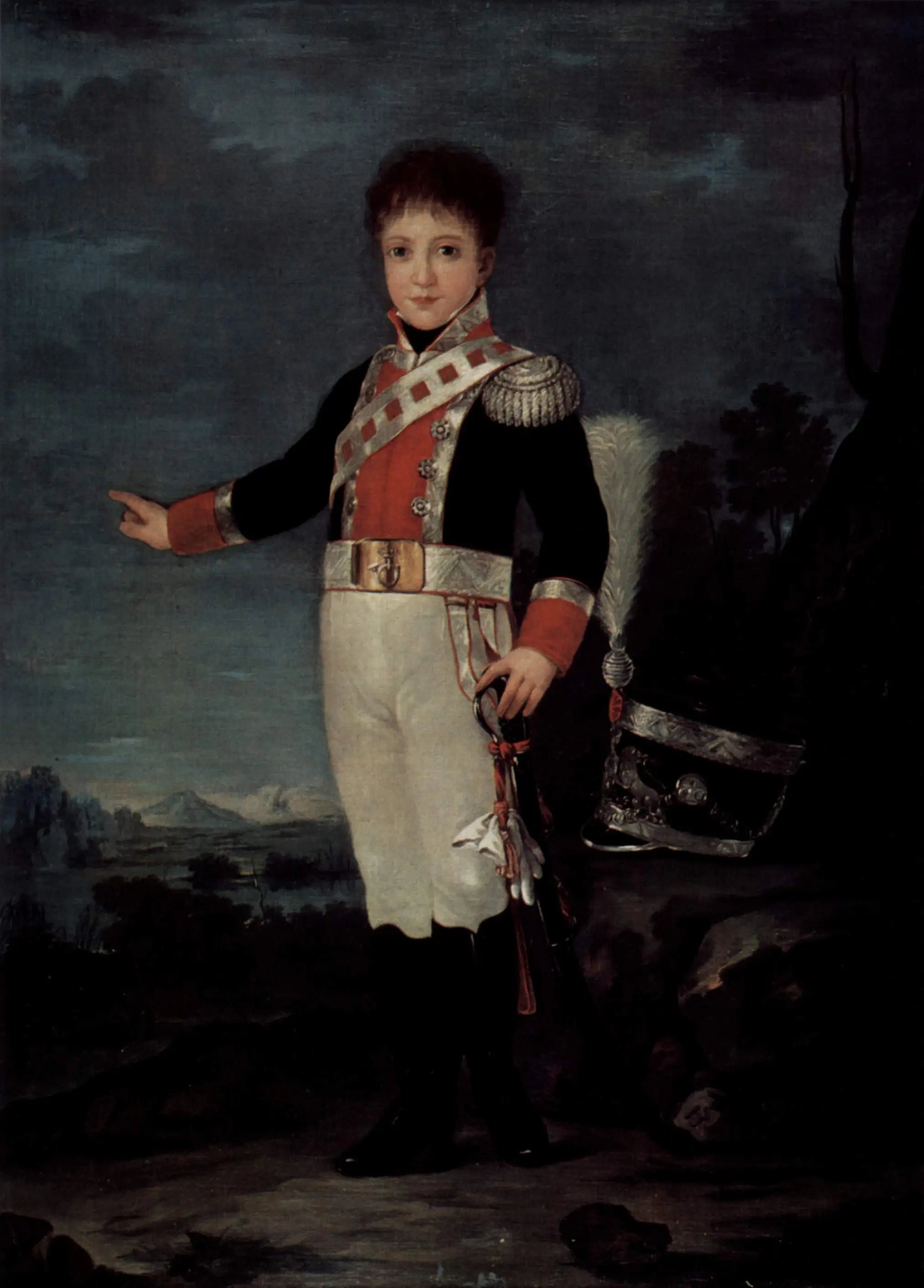 Sebastián Gabriel de Borbón enfant - Francisco de Goya image 1 reproduction d’œuvre d’art à l’huile