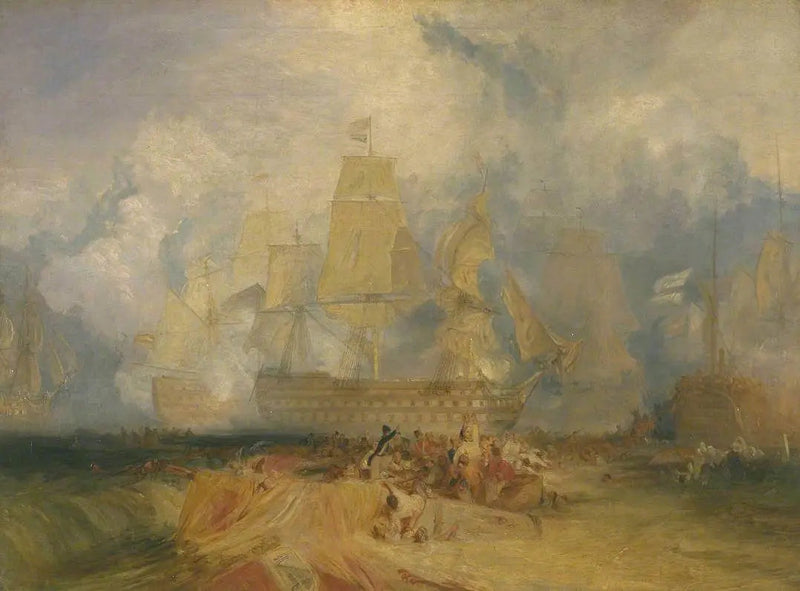 Second Sketch for ‘The Battle of Trafalgar’ - J. M. W. Turner