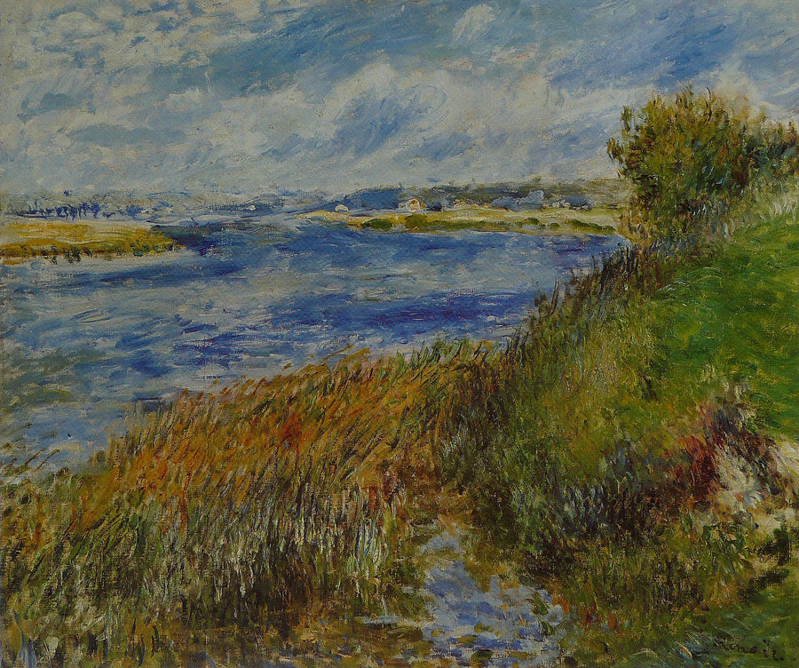La Seine à Champrosay de Renoir, 1876, musée d’Orsay RF 2737 – reproduction peinture à l’huile sur toile