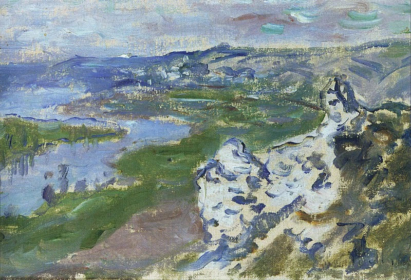 La Seine vue des hauteurs de Chantemesle W671 – Claude Monet
