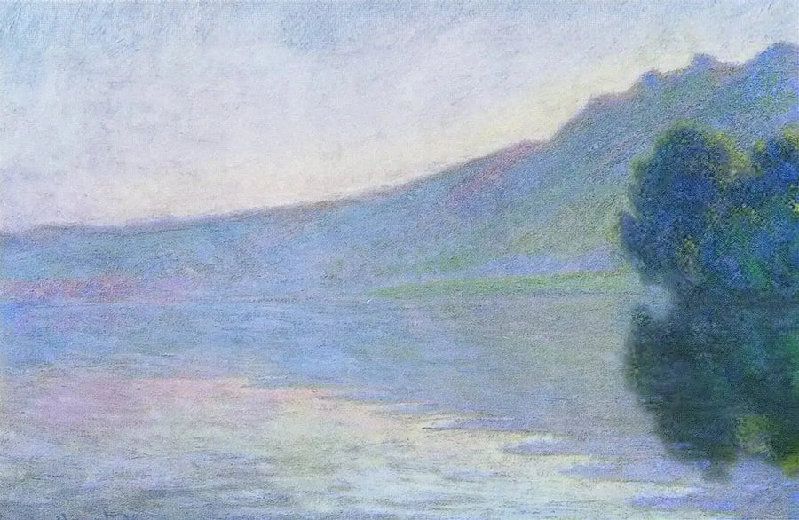 La Seine à Port-Villez, effet rose W1371 – Claude Monet