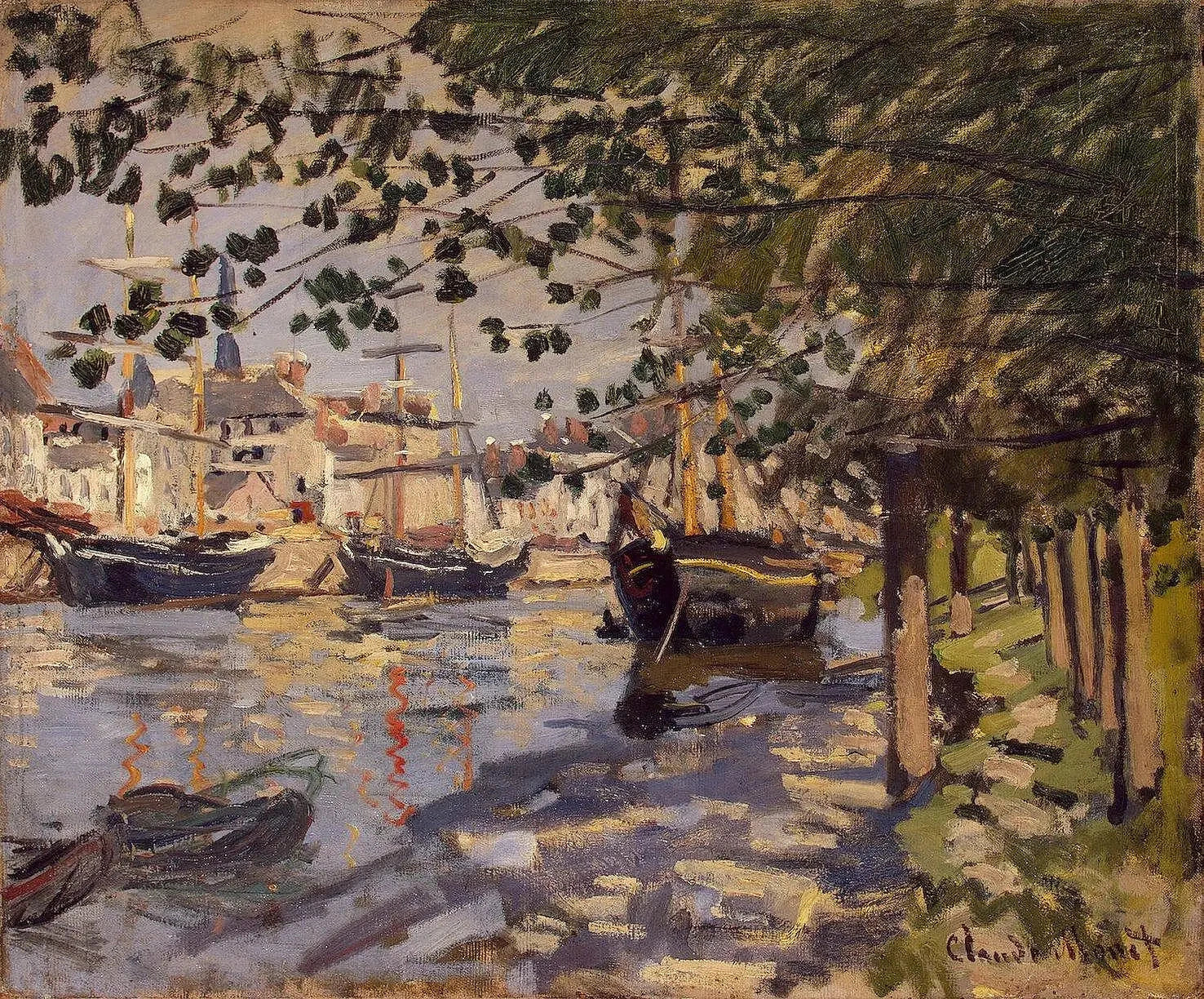 La Seine à Rouen W211 par Claude Monet, musée de l’Ermitage