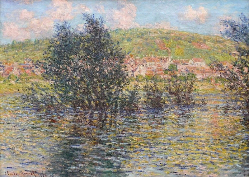 La Seine à Vétheuil, soleil après la pluie W528 – Claude Monet