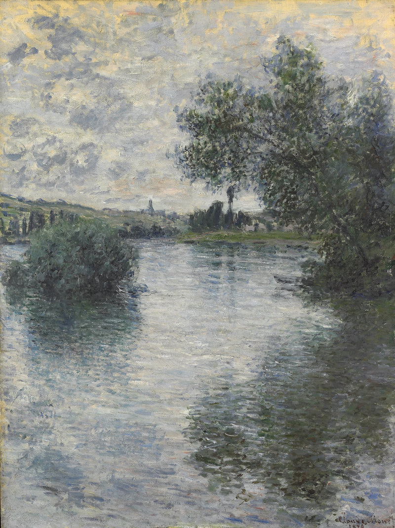 La Seine à Vétheuil W537 – Claude Monet