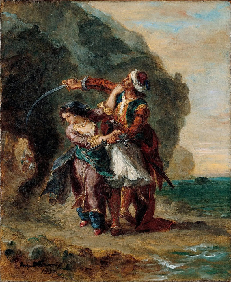 Selim et Zuleïka - Eugène Delacroix