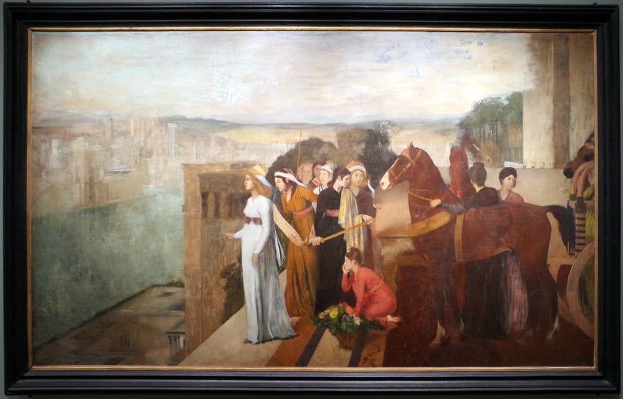 Sémiramis construisant Babylone, 1861 – Edgar Degas