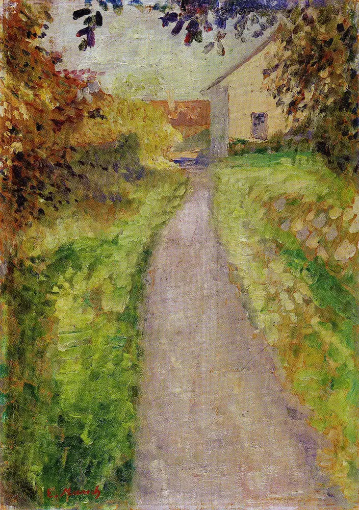 Sentier de jardin - Edvard Munch